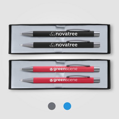 Bowie Pen & Pencil Gift Set - Laser